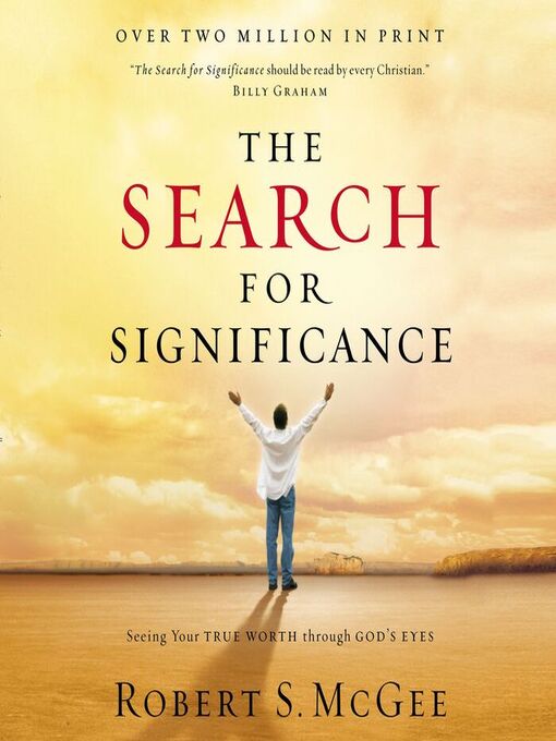 Title details for The Search for Significance by Robert McGee - Available